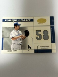 2003 LEAF CERTIFIED BASEBALL 野茂英雄 Game Used Relic