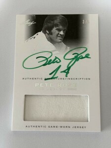 2011 LEAF PETE ROSE LEGACY Pete Rose Relic Auto /5