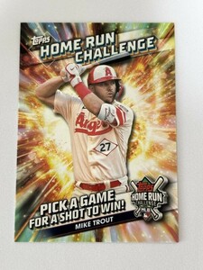 2024 TOPPS SERIES1 Mike Trout HOME RUN CHALLENGE