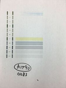 【A1790】プリンターヘッド ジャンク 印字確認済み QY6-0083 CANON キャノン PIXUS MG6330/MG6530/MG6730/MG7130/MG7530/MG7730/iP8730