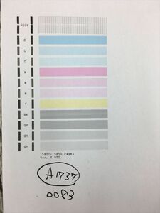 【A1737】プリンターヘッド ジャンク 印字確認済み QY6-0083 CANON キャノン PIXUS MG6330/MG6530/MG6730/MG7130/MG7530/MG7730/iP8730