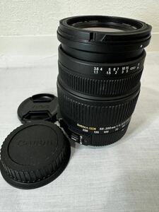 【1円〜出品】ジャンク カメラ レンズ SIGMA 50-200mm 1:4-5.6 DC OS HSM