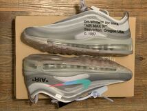 【新品未使用タグ付き】off white NIKE AIR MAX 97 THE 10 28.0cm US10 デッド ナイキ オフホワイト エアマックス97 国内正規品_画像4