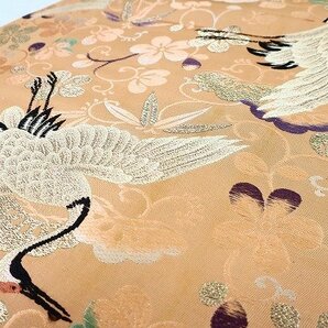 【着物フィ】アンティーク 丸帯 袋帯 リバーシブル 4m 大正ロマン レトロ お洒落 正絹 15796の画像5