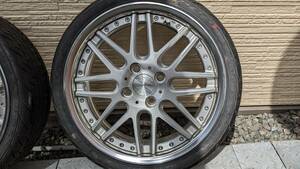 希少　WORK リザルタード メッシュ 16インチ　PCD100 5.5J +45　165/40ｒ16タイヤ新品（未走行）！！