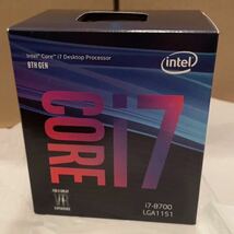 Core i7 8700 BOX Intel CPU インテル PCパーツ 中古_画像1