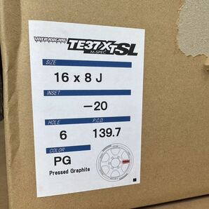 新品即納 在庫あり RAYS レイズ TE37XT SL 16インチ 8J -20 6H PCD139.7 PG 4本セット 新品未使用の画像5