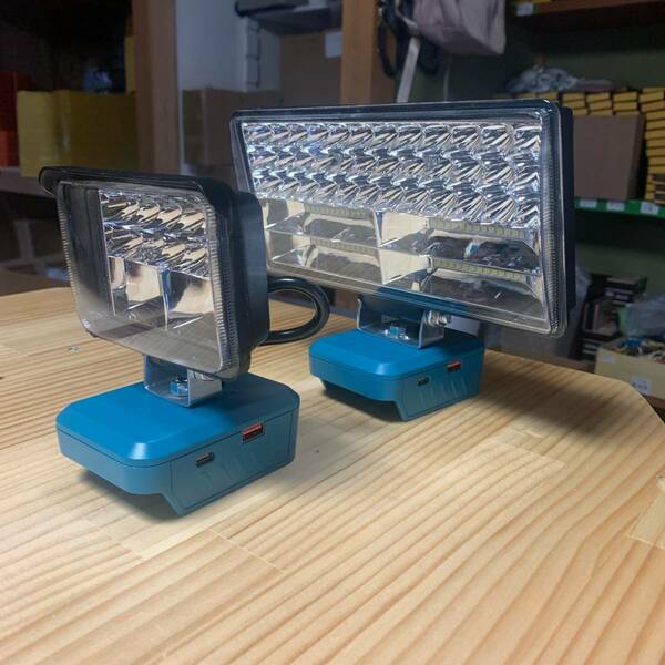送料無料 3インチ LED作業灯 マキタ 14.4~18v互換 投光器 ライト