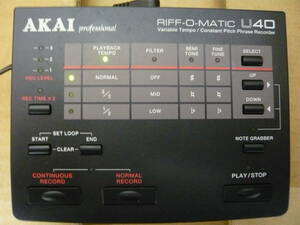 Bb2427 AKAI RIFF-MATIC U40 electrification check operation no check 