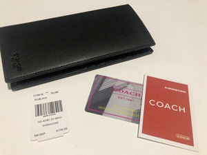 ［1円スタート］COACH コーチ　財布　新品未使用　 F74978 カラー Midnight