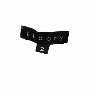 S191 theory セオリー ニットカーディガン ロングカーディガン 羽織り ニット 綿ニット 綿 毛 レディース 2 ホワイト グレーの画像6