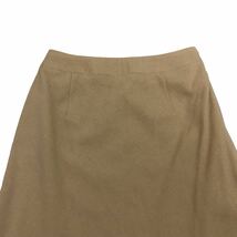 B374-71 INED イネド スカートスーツ セットアップ ジャケット ベルト付き スカート ウール アンゴラ混 ベージュ レディース 2 日本製_画像7