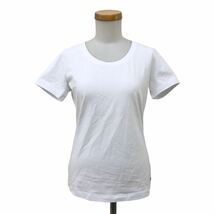 NB212-22 ESCADA SPORT エスカーダ 半袖 Tシャツ シャツ カットソー トップス ストレッチ ホワイト 白 レディース S_画像1