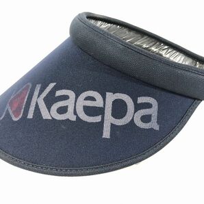 Kaepa ケイパ サンバイザー レディース ネイビー 紺 やや美品 中古フリーサイズ 送料300円 N2の画像2