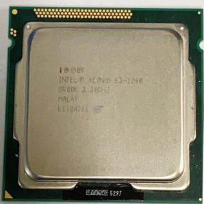 【中古パーツ】複数購入可 CPU Intel Xeon E3-1240 3.3GHz TB 3.7GHz SR00K Socket LGA1155 4コア8スレッド 動作品 サーバー用 の画像2