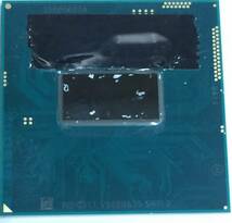 【中古パーツ】複数購入可 CPU Intel Core i5-4310M 2.7GHz TB 3.4GHz SR1L2 Socket G3 (rPGA946B) 2コア4スレッド動作品 ノートパソコン用_画像2