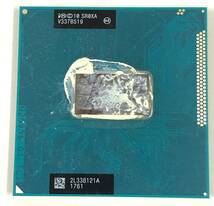 【中古パーツ】複数購入可 CPU Intel Core i5-3340M 2.7GHz TB 3.4GHz SR0XA Socket G2 (rPGA988B) 2コア4スレッド動作品 ノートパソコン用_画像2