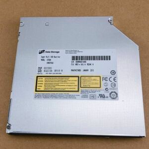 【中古パーツ】複数可 DVDドライブ ノートパソコン用 内蔵DVDスーパーマルチ 厚さ12.7mm SATA RW■H L DVD GT80N ベゼル無し