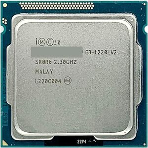 【中古パーツ】複数購入可 CPU Intel Xeon E3-1220LV2 2.3GHz TB 3.50GHz SR0R6 Socket FCLGA1151 2コア4スレッド 動作品 サーバー用 