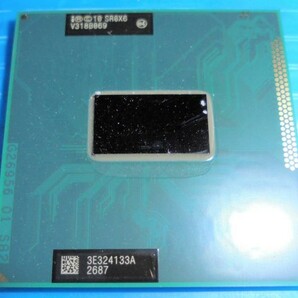 【中古パーツ】複数購入可 CPU Intel Core i7-3540M 3.0GHz TB 3.7GHz SR0X6 Socket G2(rPGA988B) 2コア4スレッド動作品 ノートパソコン用の画像2