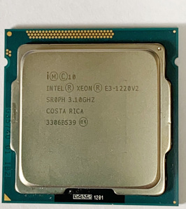 【中古パーツ】複数購入可 CPU Intel Xeon E3 1220v2 3.10GHz TB 3.50GHz SR0PH Socket FCLGA1155 4コア4スレッド 動作品 サーバー用