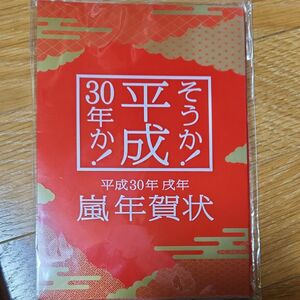 平成30年　嵐年賀状　日本郵便