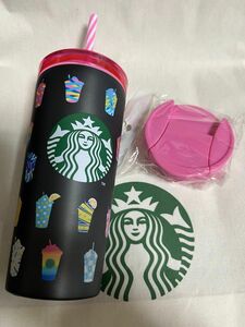 スターバックス ステンレスタンブラー フラペチーノブラックSTARBUCKS ホリデー スタバ　福袋 スタバ タンブラー