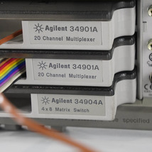 [DW] 8日保証 12/2021CAL 34970A Agilent 34901A*2 34904A アジレント hp Keysight キーサイト Data Acquisition/Switch Un...[05586-0028]_画像8