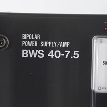 [DW] 8日保証 BWS 40-7.5 BWS40-7.5 TAKASAGO 高砂 BIPOLAR POWER SUPPLY / AMP 4象限バイポーラ電源[05586-0077]_画像4