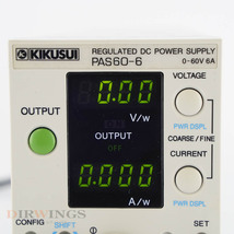 [DW] 8日保証 PAS60-6 KIKUSUI 0-60V 6A 菊水 REGULATED DC POWER SUPPLY 直流安定化電源 DC電源 直流電源 電源コード ソフ...[05768-1110]_画像4