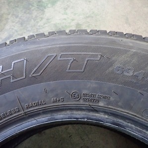 HI9008【送料無料195/80R15】4本 2021年製 ブリヂストン デューラーH/T 684？ 中古夏タイヤ ジムニーシエラにの画像8