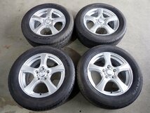 YS6834【送料無料215/60R16】オデッセイ ヴェゼルなどへ トーヨータイヤ 中古夏タイヤセット ■16×6.5J 114.3/5H ET55■_画像1