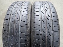 YS6638【送料無料155/65R14】ダイハツ純正 タント ウェイク ムーブ ブリヂストン 中古夏アルミセット■14×4.5J 100/4H ET45■_画像5