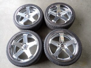 YS6845【送料無料245/35R19】輸入車などへ ZENETTI CVS105 ATR SPORT 中古夏タイヤセット ■19×8.5J 112/5H ET45■