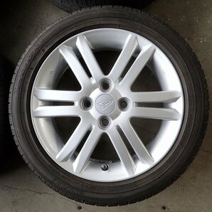 YS6849【送料無料165/55R15】ダイハツ純正 ムーブ タント ミライースなどへ 中古夏タイヤセット ■15×4.5J 100/4H ET45■の画像2