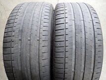 YS6856【送料無料245/35R21】アルファード ヴェルファイアなどへ2022年製 中古夏タイヤセット●21×9J 114.3/5H ET33●_画像3