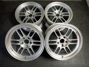 RK2896【送料無料17インチ】4本 ENKEI エンケイ RPF1 中古アルミホイール スカイラインなどに ■17×9J 114.3/5H ET22■