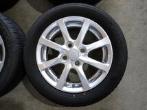 YS6874【送料無料155/65R14】ダイハツ純正 タント ミライース ムーブ ウェイク等 中古夏タイヤセット ●14×4.5J 100/4H ET45●_画像2