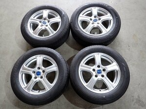 YS6865【送料無料215/60R16】オデッセイ ヴェゼルなどへ グッドイヤー 中古夏タイヤセット ▼16×6.5J 114.3/5H ET48▼