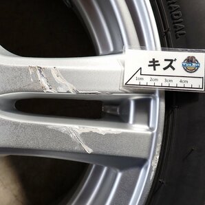 YS6912【送料無料165/70R14】アクア スペード パッソ スイフトなどへ ブリジストン 中古夏タイヤセット●14×5.5J 100/4H ET38●の画像7