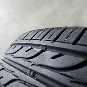 YS6993【送料無料165/70R14】パッソ アクア スペイド などへ 2022年製 ダンロップ 中古夏タイヤセット●14×5.5J 100/4H ET38●の画像6