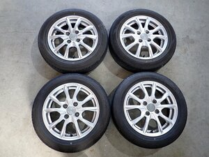 YS7066【送料無料155/65R14】N-BOX タント スペーシア デイズ等に 中古夏タイヤセット ▼14×4.5J 100/4H ET45▼