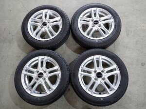 YS7116【送料無料155/65R14】N-BOX タント スペーシア デイズ等に ダンロップ 中古夏タイヤセット ▼14×4.5J 100/4H ET45▼