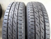 YS7128【送料無料155/65R13】ライフ ゼスト ラパン ワゴンRなどに ブリヂストン 中古夏タイヤ ●13×4J 100/4H ET43●_画像3