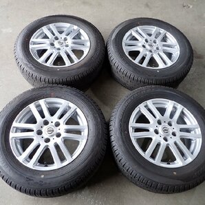 YS7245【送料無料215/65R16】ニッサン純正 T30エクストレイル プレサージュなどに 中古夏タイヤ ▼16×6.5J 114.3/5H ET40▼の画像1