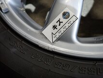 YS7278【送料無料155/65R14】ダイハツ純正 タント ミライース ムーブ ウェイク キャスト 中古夏タイヤSET ★14×4.5J 100/4H ET45★_画像7