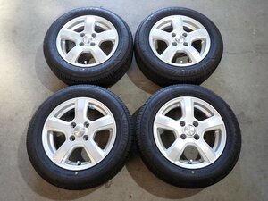 YS7375【送料無料175/65R14】フィット キューブ ノート等 2022年製 グッドイヤー 中古夏タイヤSET ▼14×5.5J 100/4H ET40▼