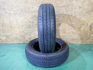 RK3204【送料無料155/65R14】2本 TOYO トーヨータイヤ ナノエナジー3 中古夏タイヤ N-BOX タント スペーシア等 スペア ≪即決≫