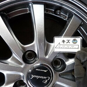 YS7471【送料無料185/65R14】モビリオ エアウェイブ ブリヂストン ネクストリー 中古夏タイヤセット●14×5.5J 100/4Ｈ ET45●の画像8