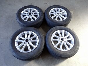 YS7613【送料無料205/60R15】チェイサー マークⅡ(ツアラー不可)などへ 中古夏タイヤアルミセット ●15×6J 114.3/5H ET53●